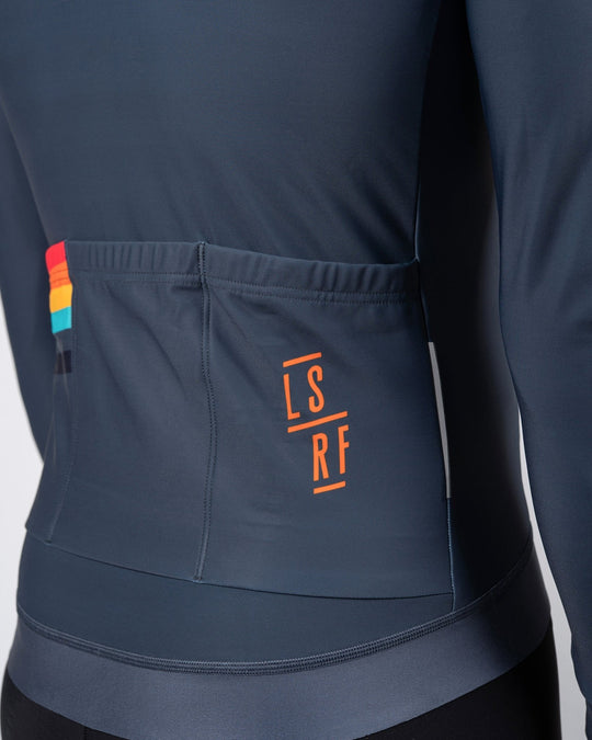 Cycling Race Collection - Midweight Thermal Jersey LS Emerald Hills - LSRF