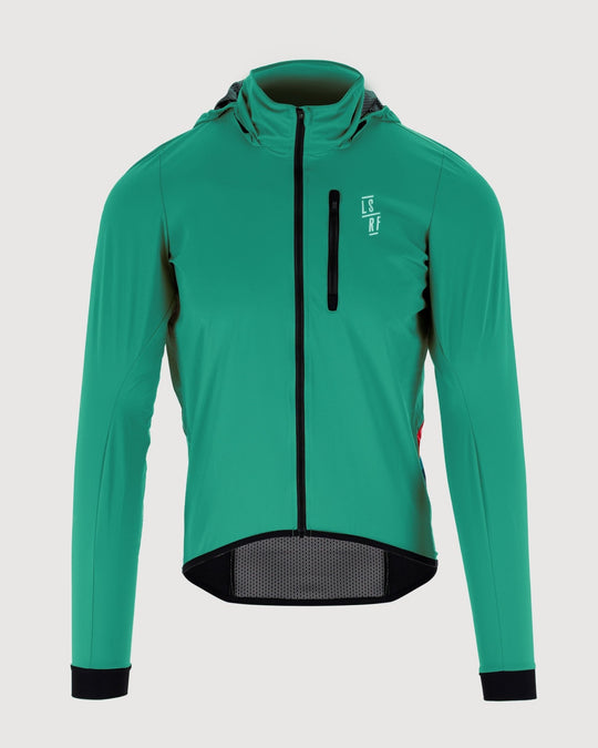 Cycling Gillets & Jackets Mens - Rain Jacket Ocean Green - LSRF