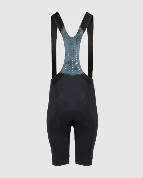 Winter thick bib shorts in black. Thermal Bib Shorts | LSRF | Black