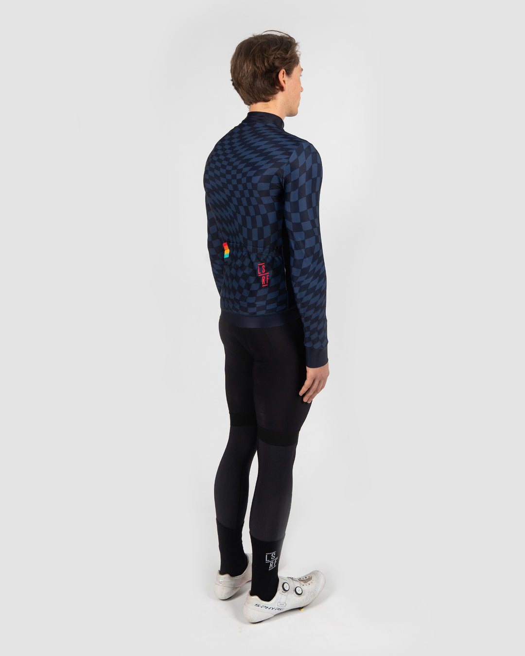 Thermal winter jerseys for men in dark blue. Thermal LS Jersey | LSRF | Granite Chief