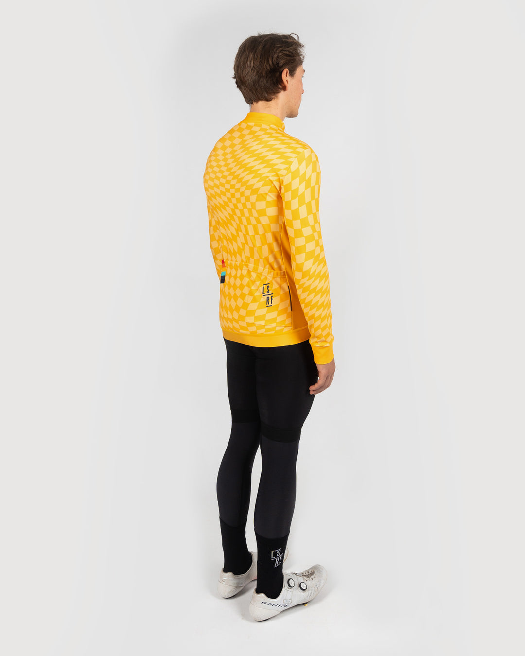 Thermal winter jerseys for men in yellow. Thermal LS Jersey | LSRF | Scott Peak