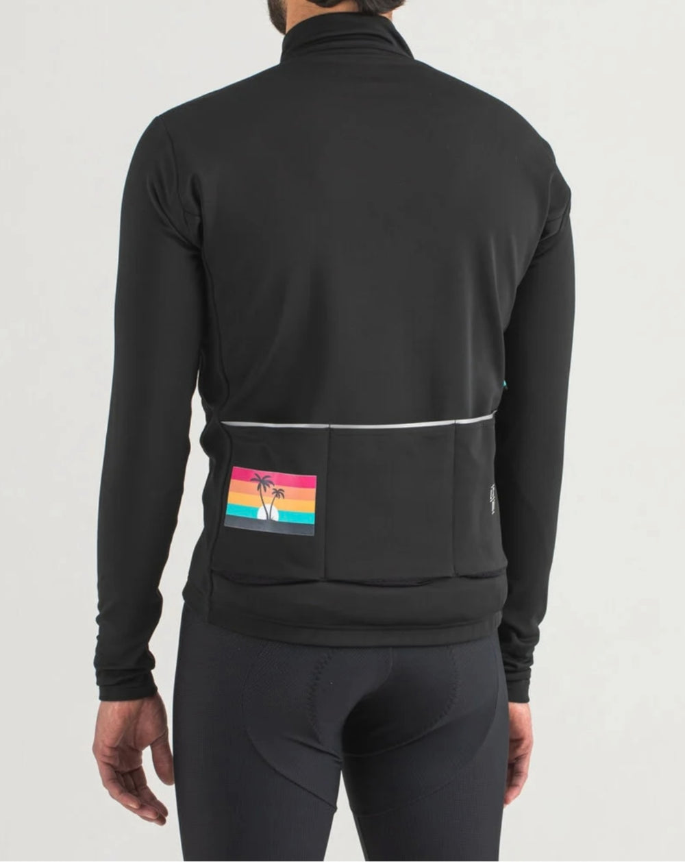 Cycling windproof jacket in black 2024 LSRF