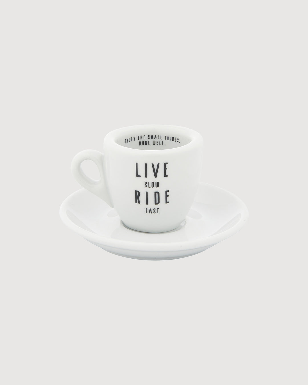 Live Slow Ride Fast Espresso set