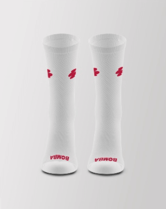 Cycling Socks - BOMBA Cycling Socks Racing Red - LSRF