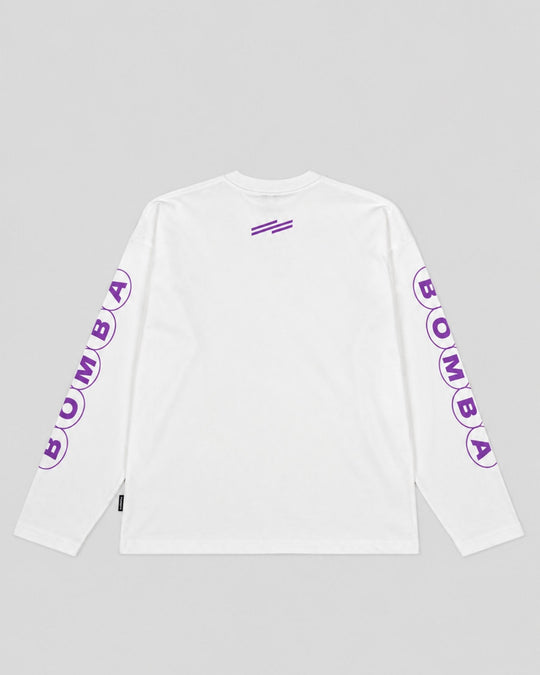 - BOMBA Longsleeve White - LSRF