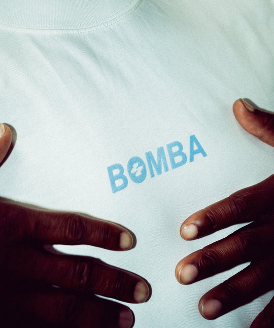 - BOMBA T-shirt Logo Blue - LSRF