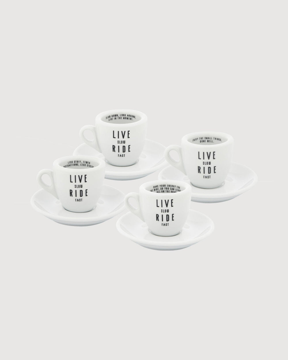 Mens Accesoires - Live Slow Ride Fast Espresso set - LSRF
