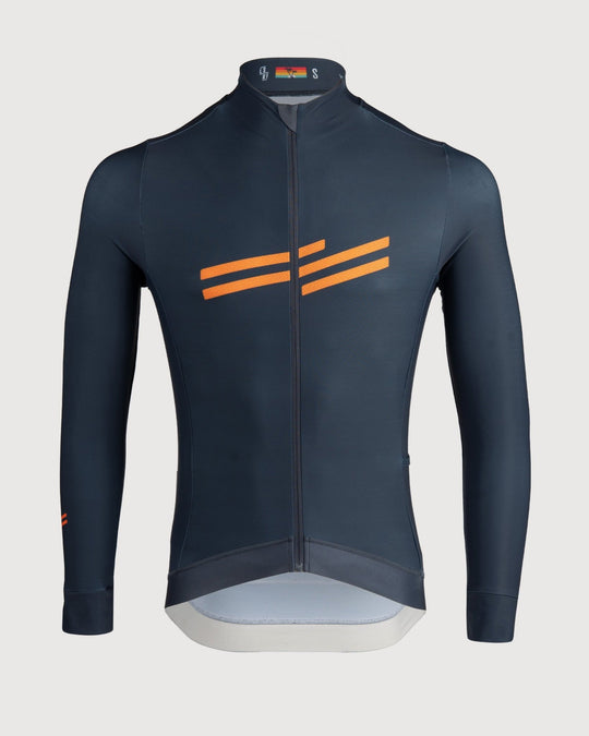 Cycling Race Collection - Midweight Thermal Jersey LS Emerald Hills - LSRF