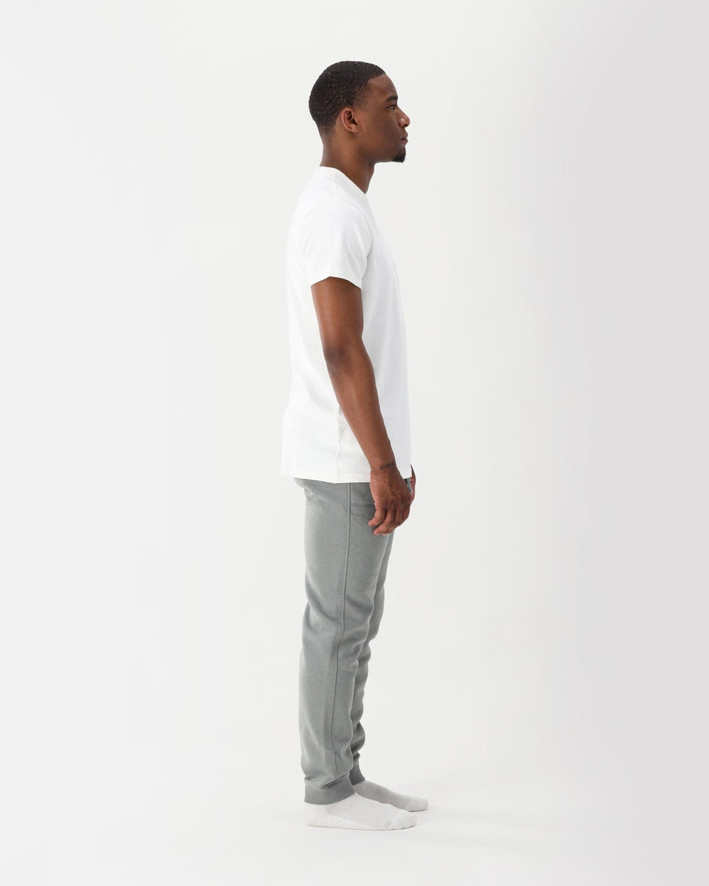 Mens Casual Clothing - T-shirt titan white - LSRF
